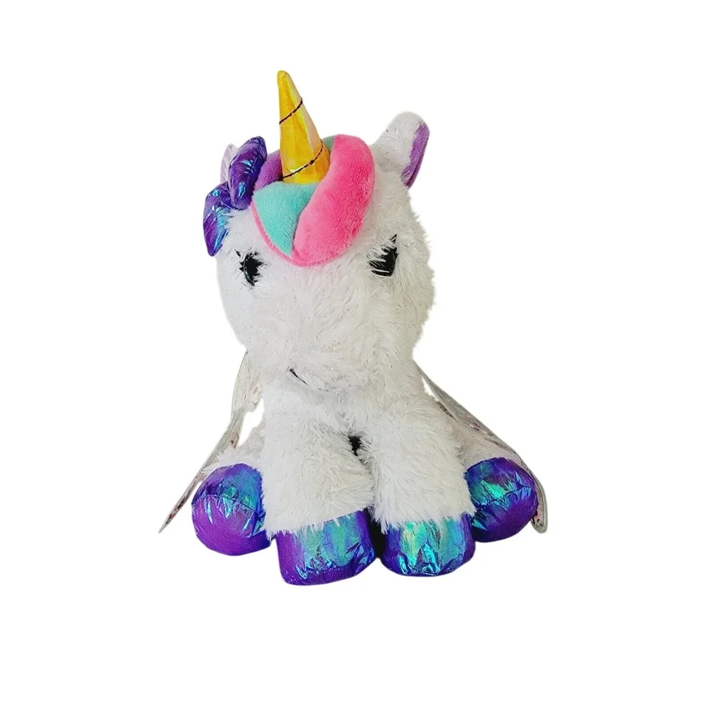 Barbie‎ Unicorn Plush Pegasus Pink Wings Stuffed Animal Toy Does Not Talk